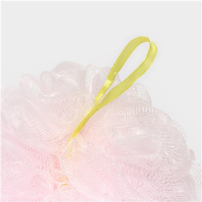 Мочалка - шар для тела cupellia spa, 50 гр, цвет розовый No brand