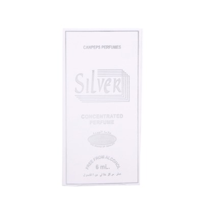 Духи масляные мужские Silver, 6 мл