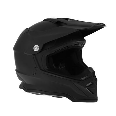 Шлем кроссовый, размер L (59-60), модель - BLD-819-7, черный матовый