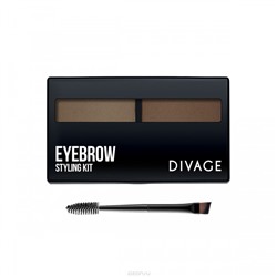 DIVAGE Набор для моделирования бровей “EYEBROW styling kit”, тон № 01