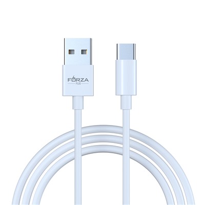 Кабель USB FORZA для зарядки Type-C, 1м, 3А, коннект с ПК (916-060)