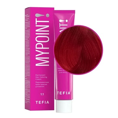 TEFIA Mypoint Красный корректор для волос / Permanent Hair Coloring Cream, 60 мл