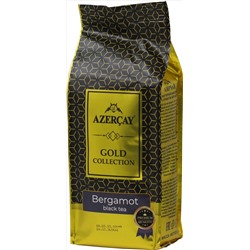 Azercay. Gold Collection. Черный с бергамотом 250 гр. мягкая упаковка