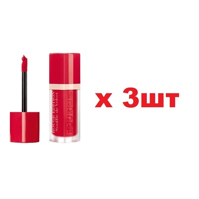 Bourjois Souffle de Velvet Бархатный флюид для губ 06 Cherry leaders цена за 1 шт