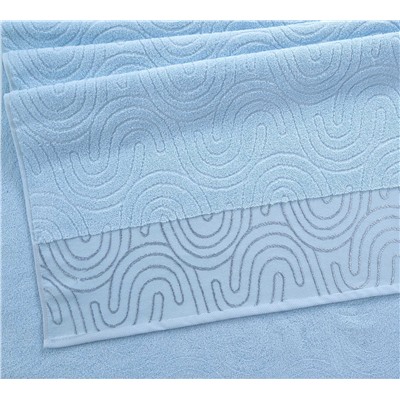 Полотенце махровое Крит нежно-голубой Аиша Текс-Дизайн