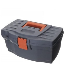 Ящик для инструментов 12" 320*196*188мм с вкладышем серо-свинцовый/оранж  Маster Economy BR6001 1/18