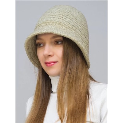Шляпа женская весна-осень Angel (Цвет бежевый), размер 56-58, шерсть 30%