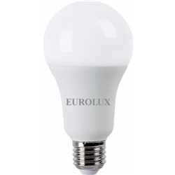 Лампа светодиодная Е27 20W холодный свет 6000К A70 Eurolux 76/2/77