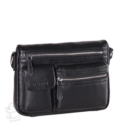 Сумка мужская кожаная 9808-2H black Heanbag