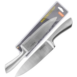 Нож кухонный цельнометаллический 20см MAL-02M MAESTRO поварской (920232)