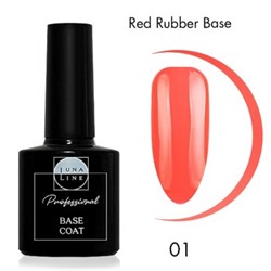 LunaLine Базовое покрытие Rubber Red тон 01