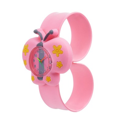 Часы наручные детские "Бабочка", ремешок силикон, LR41 (AG3)