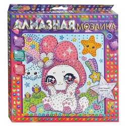 Алмазная мозаика 20*20 "Кавайный зайка"