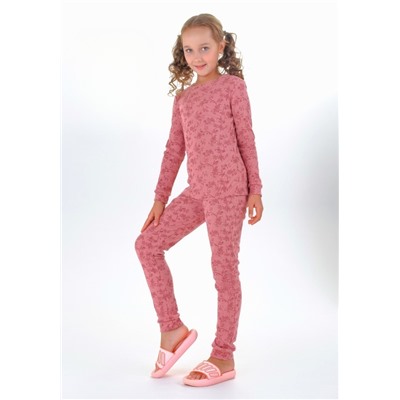 Детская пижама-термокомплект для девочки "Уют" длинный рукав