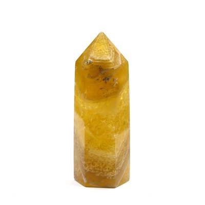 Кристалл из флюорита желтого "Карандаш" 27*24*71мм, 88г