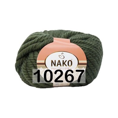 Пряжа Nako Pure Wool Plus (моток 100 г/30 м)
