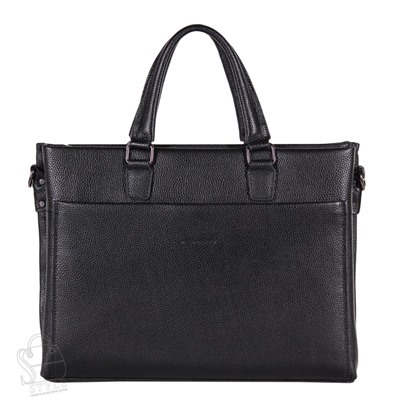 Портфель мужской кожаный 8815-4H black Heanbag