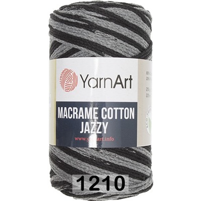 Пряжа Yarnart Macrame Cotton Jazzy (моток 250 г/225 м)