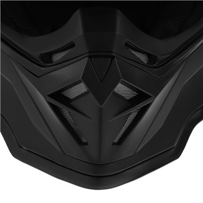 Шлем кроссовый, размер XL (60-61), модель - BLD-819-7, черный матовый