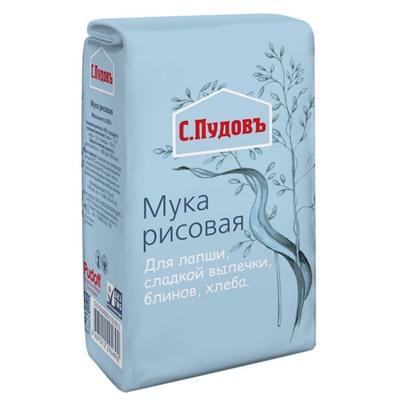 Мука рисовая С.Пудовъ 500 гр.