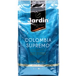 Жардин. Colombia Supremo зерновой 1 кг. мягкая упаковка