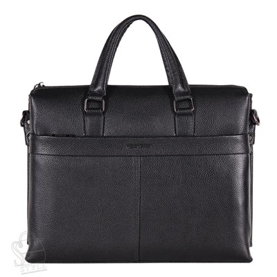 Портфель мужской кожаный 8688-3H black Heanbag