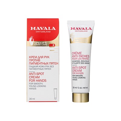 Mavala. Крем против пигментных пятен Anti-Blemish Cream for hands 30 мл