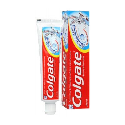 Colgate зубная паста Детская "Доктор Заяц" вкус жвачки50мл