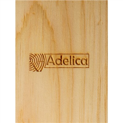 Доска разделочная для рыбы adelica, 34×13×2 см, пропитано маслом, береза Adelica
