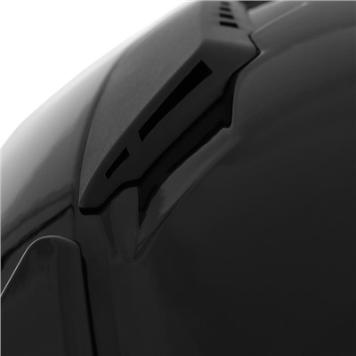 Шлем кроссовый, размер XXL (61), модель - BLD-819-7, черный глянцевый