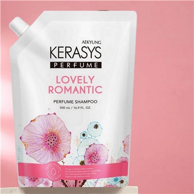 KeraSys Шампунь для волос парфюмированный Романтик (запаска) / Perfume Shampoo Lovely & Romantic, 500 мл