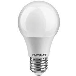 Лампа светодиодная Е27 15W холодный свет 4000K Онлайт OLL-A60-15-230-4К-Е27 82921 (61150) (1380943)