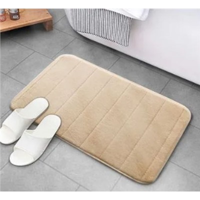 Коврик для ванной антискользящий анатомический Memory foam, 60*40 БЕЖЕВЫЙ