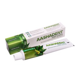 Aasha Herbals Зубная паста лавр и мята