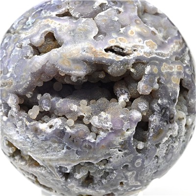 Шар из халцедона виноградного, диаметр 70мм, 384г