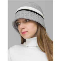 Шляпа женская весна-осень Violet (Цвет светло-серый), размер 54-56, шерсть 30%