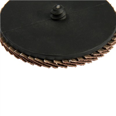 Круг лепестковый торцевой тундра, для дрели, м8, 75 мм, p60, 3 шт. TUNDRA