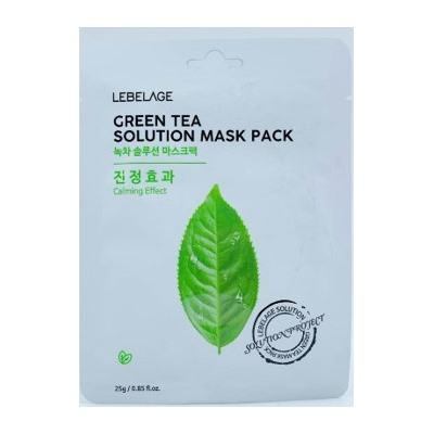 БВ Lebelage маска для лица тканевая Green tea 25г 652499