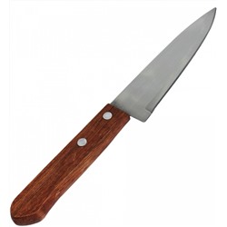 Нож кухонный 13см с деревянной ручкой /ST-538/