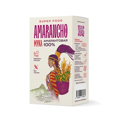 Мука амарантовая Amarancho 400 гр.