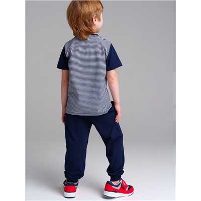 Комплект трикотажный для мальчиков: фуфайка (футболка), брюки