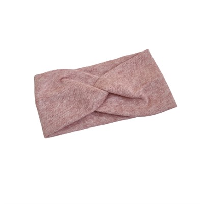 Повязка-Чалма трикотажная, цвет розовый, арт.059.795