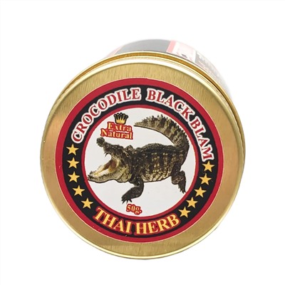 Royal Thai Herb Бальзам черный крокодиловый / Crocodile Black Balm OTOP, 50 г