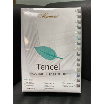 Простыня Tencel на резинке Мерцана (Ментол) PRORT08