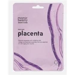 Корея Маска тканевая для лица Monic Beauty Плацента 25г