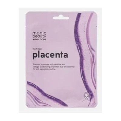 Корея Маска тканевая для лица Monic Beauty Плацента 25г