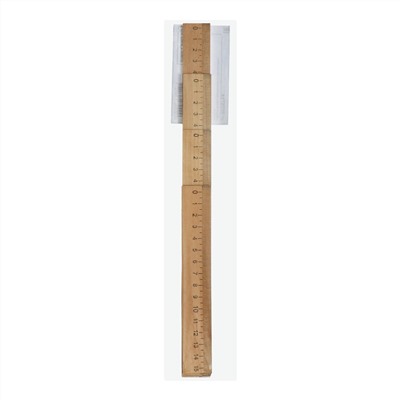 Набор 4 линейки деревянные (15 см, 20 см, 25 см, 30 см) Calligrata