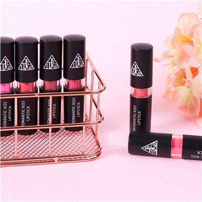 Jigott Кремовая помада для губ / Romantic Kiss Lipstick 07, Spring Pink, 3,5 г