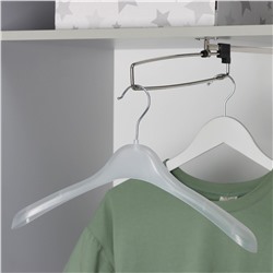 Плечики для одежды, 38×23 см, цвет прозрачный No brand