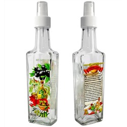 Бутылка для жидких специй 250мл с пластм.дозатором (оливковое масло с чесноком) (626-574)